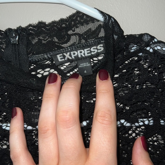 Black Lace Dress - Picture 3 of 3